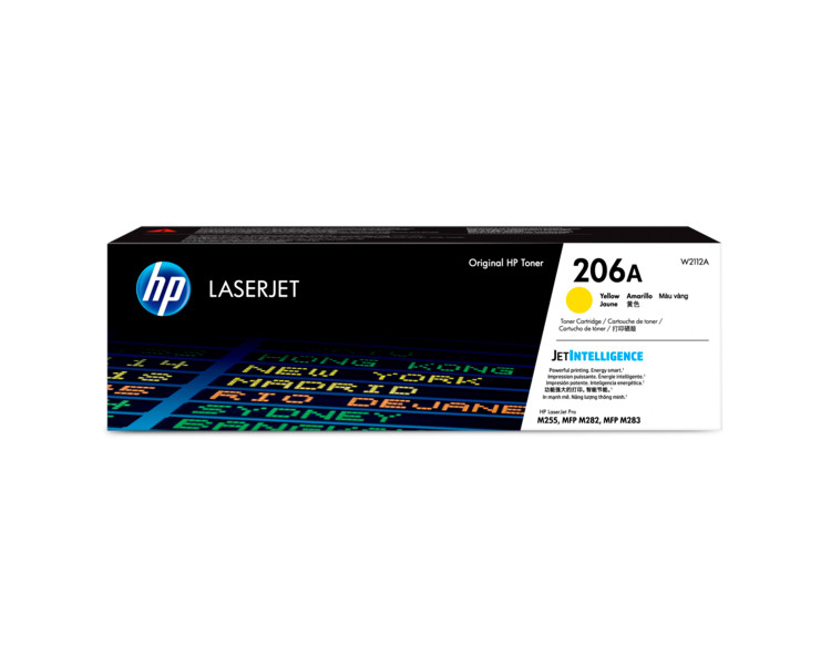 TONER ORG. HP W2112A (206A) AMARILLO [1,25K]
