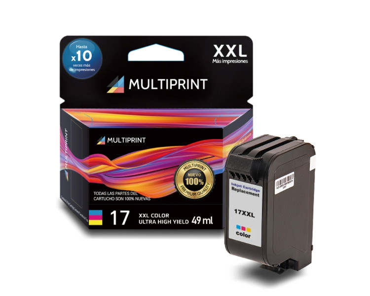 CARTUCHO MULTIPRINT® HC-C06N (17XXL) COLOR [49ML]