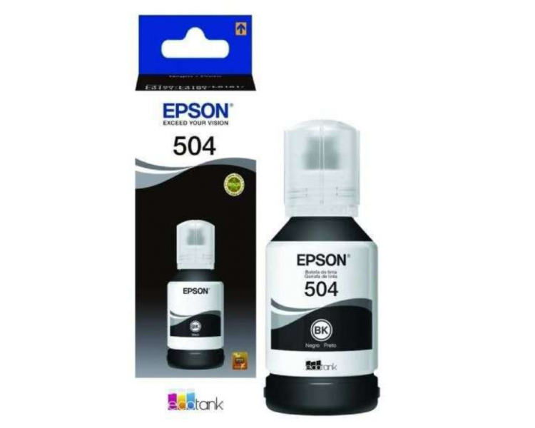 POMO TINTA ORG. EPSON T504 NEGRO [127ML]